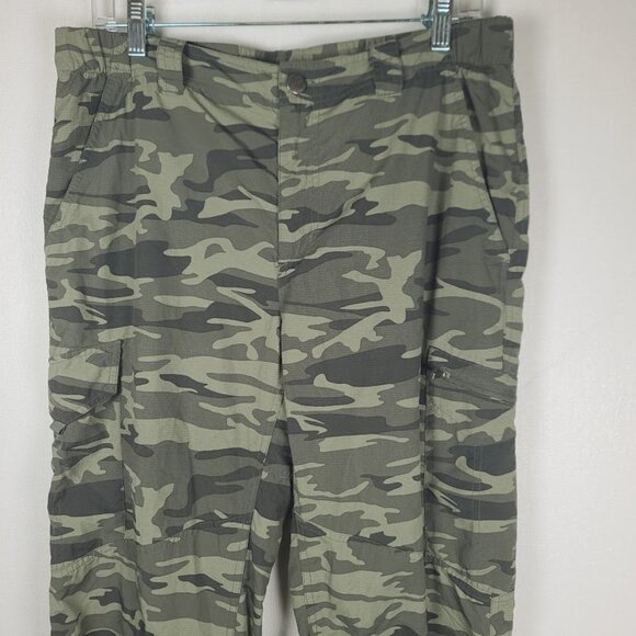 Columbia Men's Green Camouflage Omni-Shade Stealth Cargo Pant Size 36X30 - Picture 4 of 10